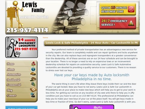 Lewis Family Auto Locksmith