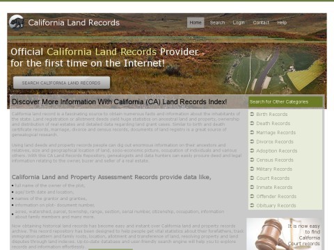 California Land Record