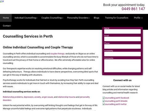 Counselling In Perth