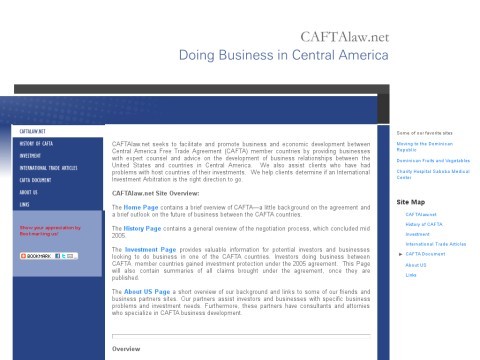 Doing business in Central America, DR-CAFTA, Investment