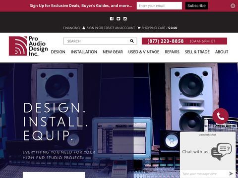Professional Audio Design Studio & Audio Equipment