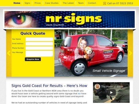 NR Signs Gold Coast