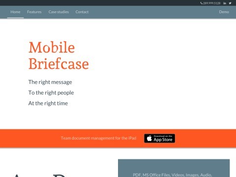 Mobile Briefcase App