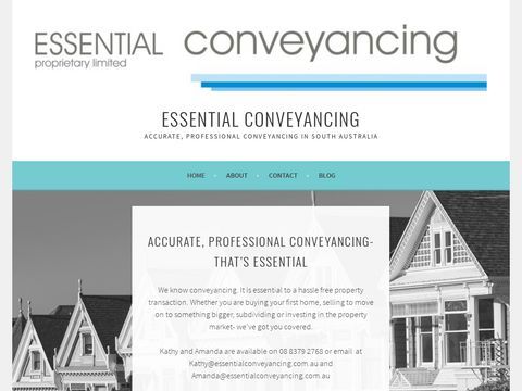 Essential Conveyancing | Adelaide Conveyancers | Land, Property Conveyancing | SA