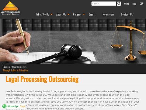 VeeTechnologies - Legal process Outsourcing