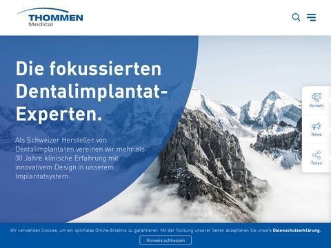 The swiss manufacturer for dental implants | Thommen Medical