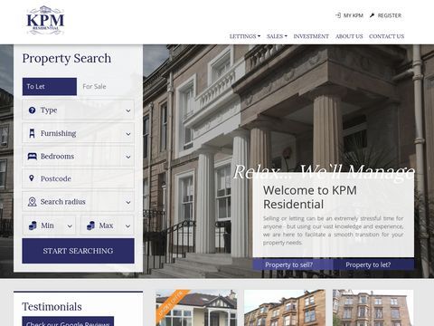 Flats to Let / Rent & Property Management from Glasgow Leading Letting Agents KPM Residential