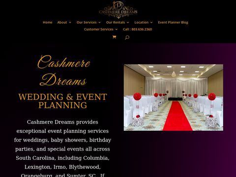 Cashmere Dreams - Wedding & Event Planner of Columbia