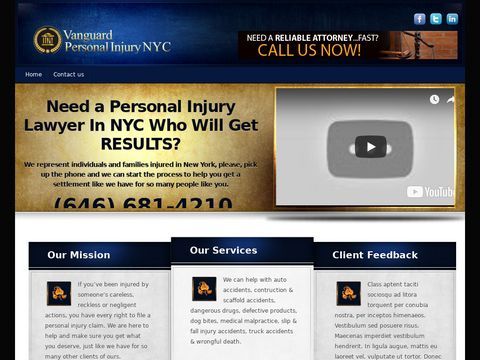 Vanguard Personal Injury NYC