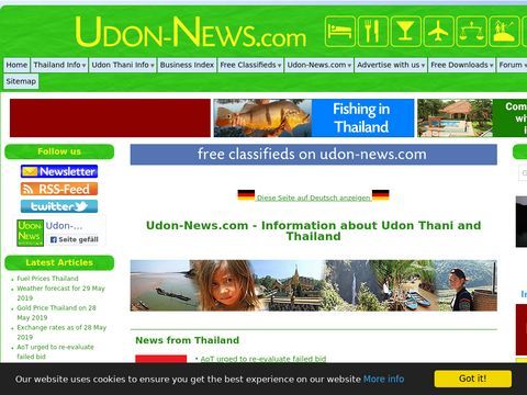 Udon Thani information, Thailand information, Udon Thani, Thailand | Udon-News.com