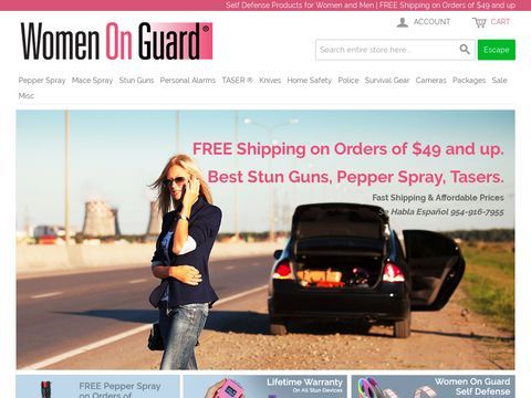 Self Defense Products - WomenOnGuard.com