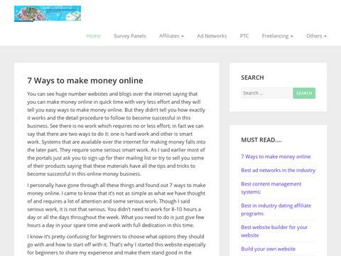 Various ways to make money online