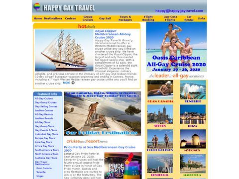 Happy Gay Travel - All Gay Cruises, Holidays, and Tours.