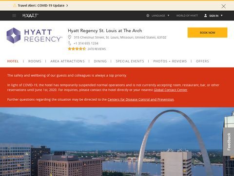 Hyatt Regency Saint Louis at The Arch- Missouri Hotel