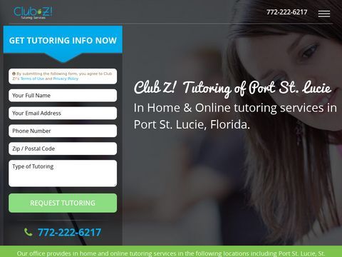 Club Z Tutoring of Port St Lucie