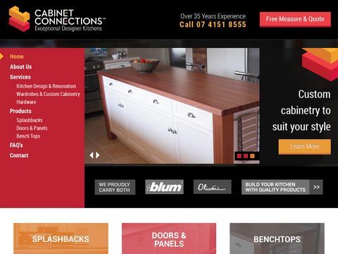 Cabinet Connections, Makers | Kitchen, Bathroom Suppliers | Bundaberg, Australia