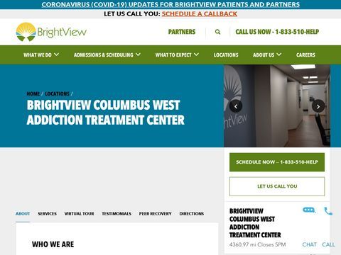 BrightView Columbus Addiction Treatment Center