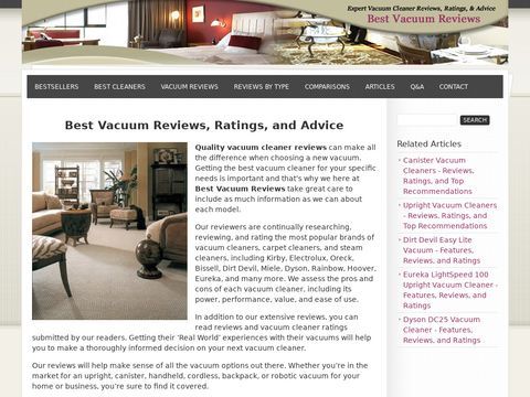 BestVacuumReviews.com: Vacuums and Cleaners