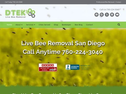 D-Tek Live Bee Removal