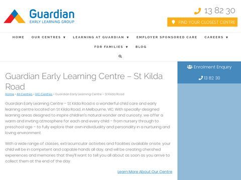 Guardian Early Learning Centre – St Kilda Road