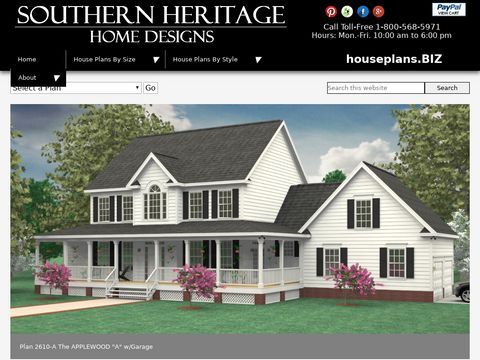Southern Heritage Home Designs - House Plans and Custom Home Design