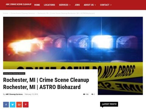 Crime Scene Cleanup in Rochester MI