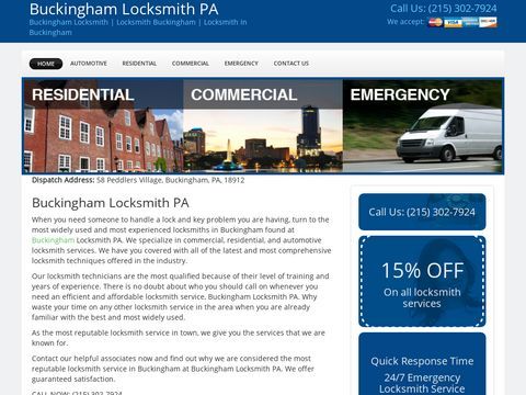 Buckingham Locksmith PA