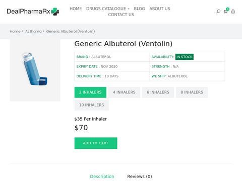 Generic Albuterol inhaler