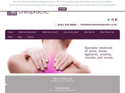 Chiropractor Glasgow | Glasgow Chiropractic | Chiropractic | Back Pain treatment