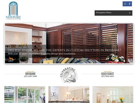 Newport Custom Shutters & Blinds - Brisbane