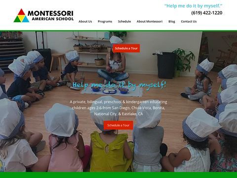 Montessori Preschool, Kindergarten, Day Care, Chula Vista CA