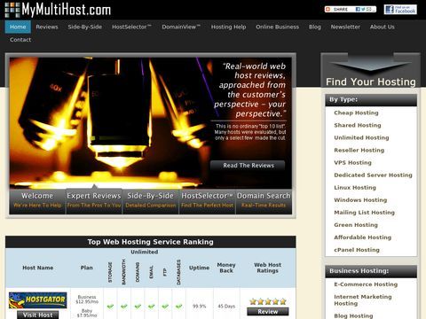 MyMultiHost.com: Web Host Reviews & Internet Business Info