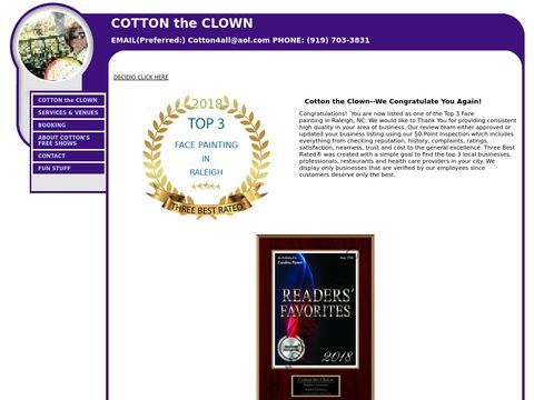 Cotton the clown