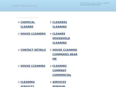 Budget Cleaners London | Cheap Cleaning Services London