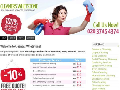 Cleaners Whetstone Ltd.
