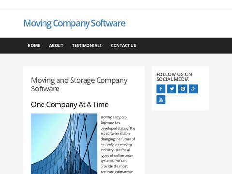 Moving Company Software