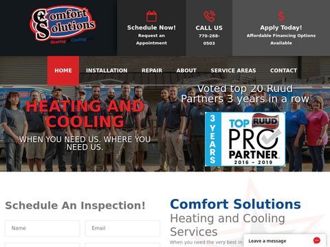 Comfort Solutions Heating and Cooling