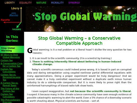 Stop Global Warming—the Cheap and Pleasant Ways