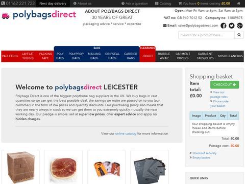 PolybagsDirect.com | Buy Plastic bags and Poly bags online