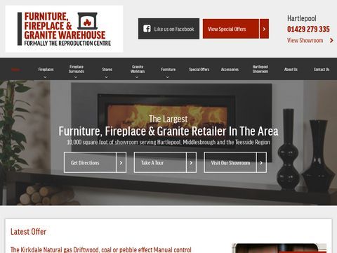 Fireplaces Hartlepool | Worktops Middlesbrough | Furniture, Fireplace & Granite Warehouse