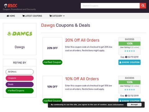 Promotional Codes & Online Coupons