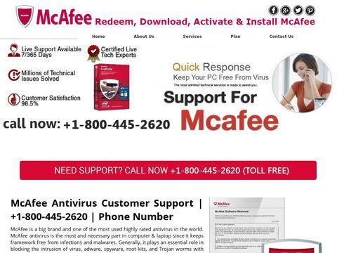 Mcafee Antivirus Technical Customer Support Phone Number.