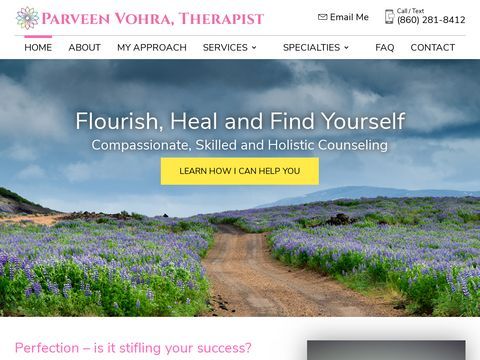 Parveen Vohra, Therapist: Counseling and Psychotherapy
