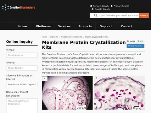 membrane protein crystallization kits