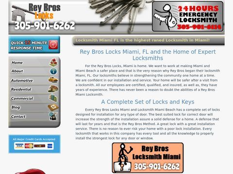 Rey Bros Locksmith - Aventura FL | 24/7 Locksmith in Aventura