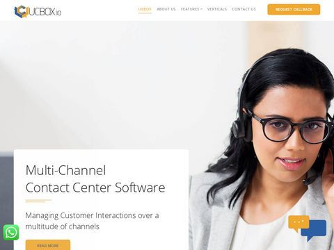 Multi Channel Contact Center Software | Call Center software Solution - UCBox.io