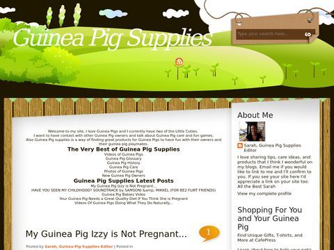 Guinea Pig Information & GIfts