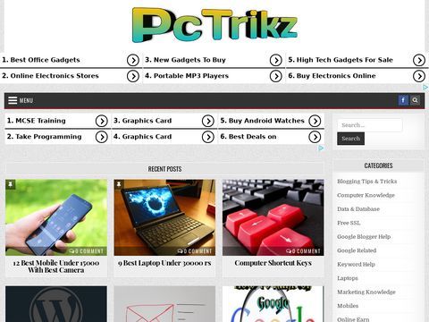 PcTrikz - All About Gadgets and Blogging