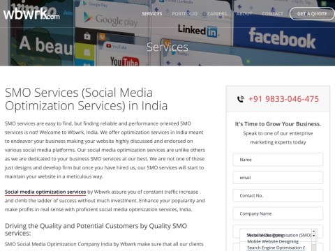 SOCIAL MEDIA OPTIMIZATION SERVICES IN INDIA