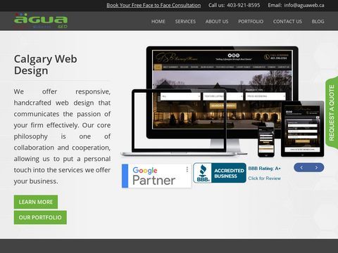 Agua Web - Web Design Firm Calgary